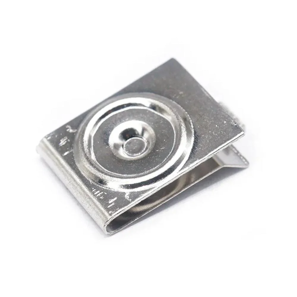 Custom Metal Fabrication Finger Spring Contact Ground Battery Leaf Spring Plated Button Contact